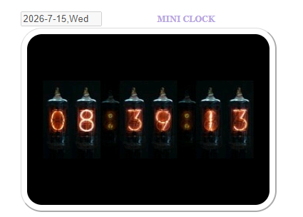 ChumbyNixieClock
